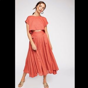 Free People Sundown Skirt Set